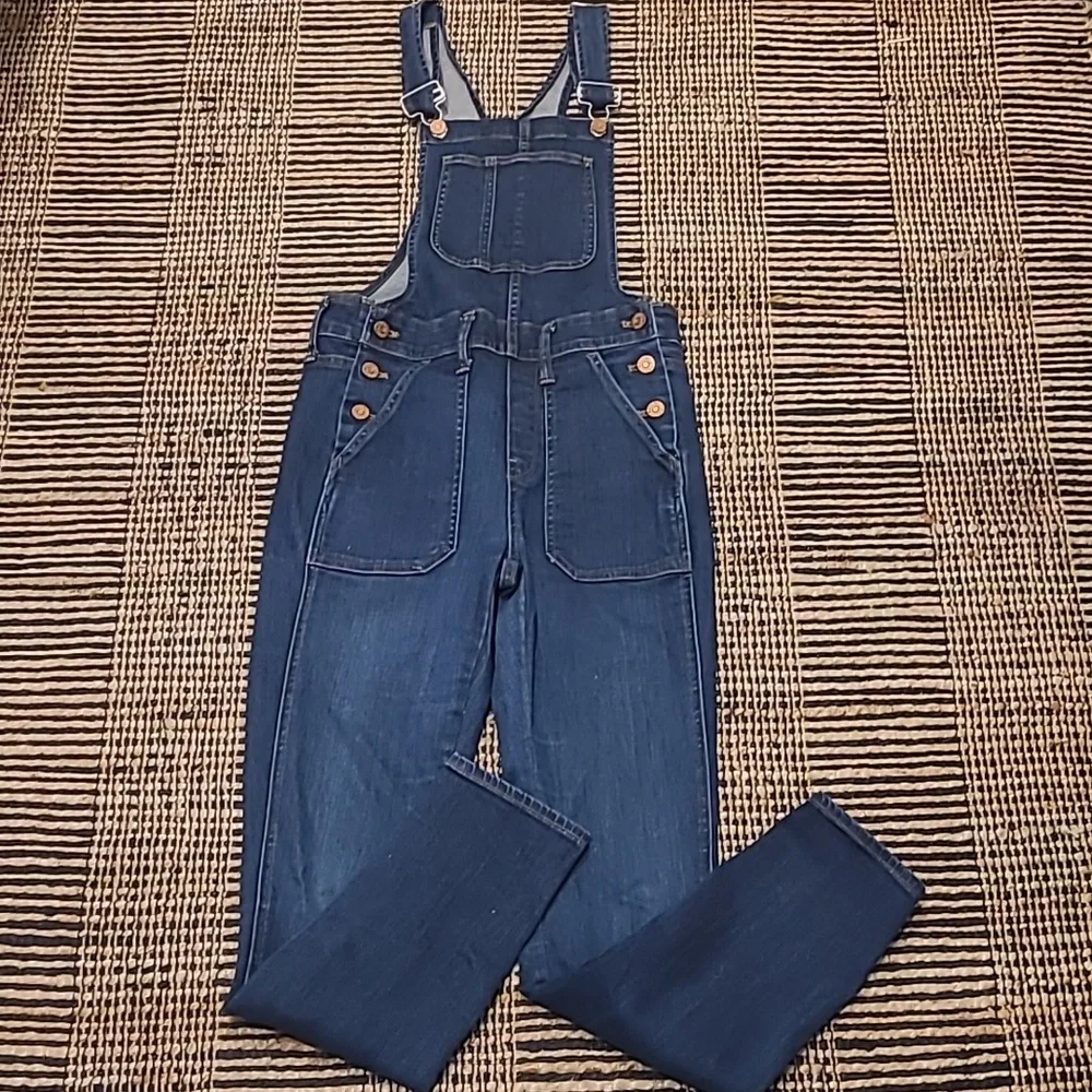 MADEWELL SKINNY JEAN OVERALLS - Picture 2 of 11